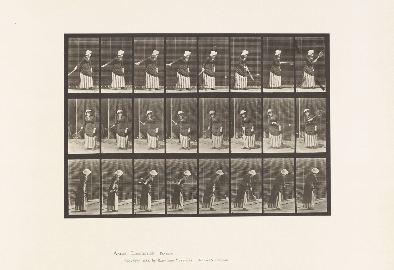 Plate 297. Plentennis av Eadweard Muybridge