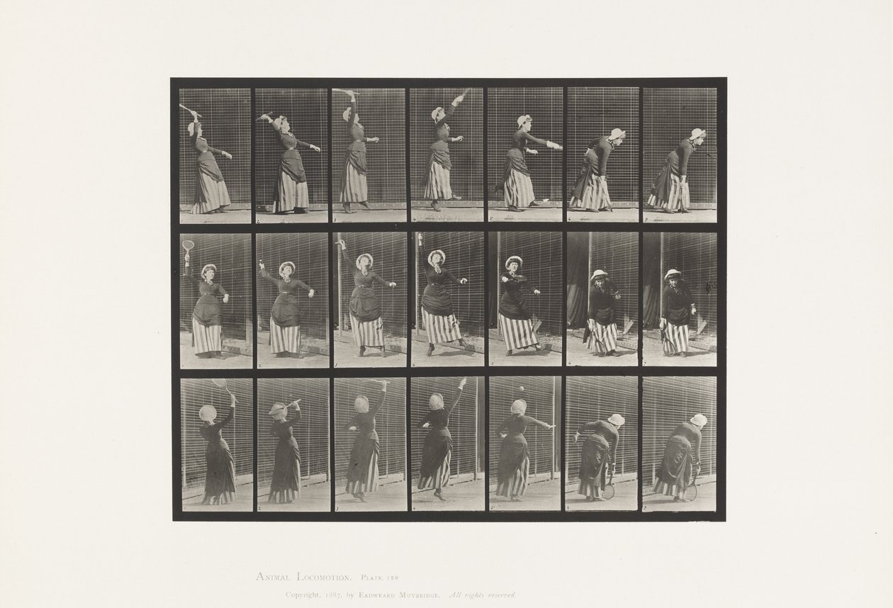 Plate 298.Plentennis av Eadweard Muybridge