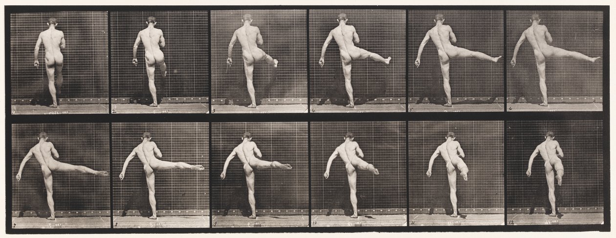 Plate 369. Første ballettaksjon av Eadweard Muybridge