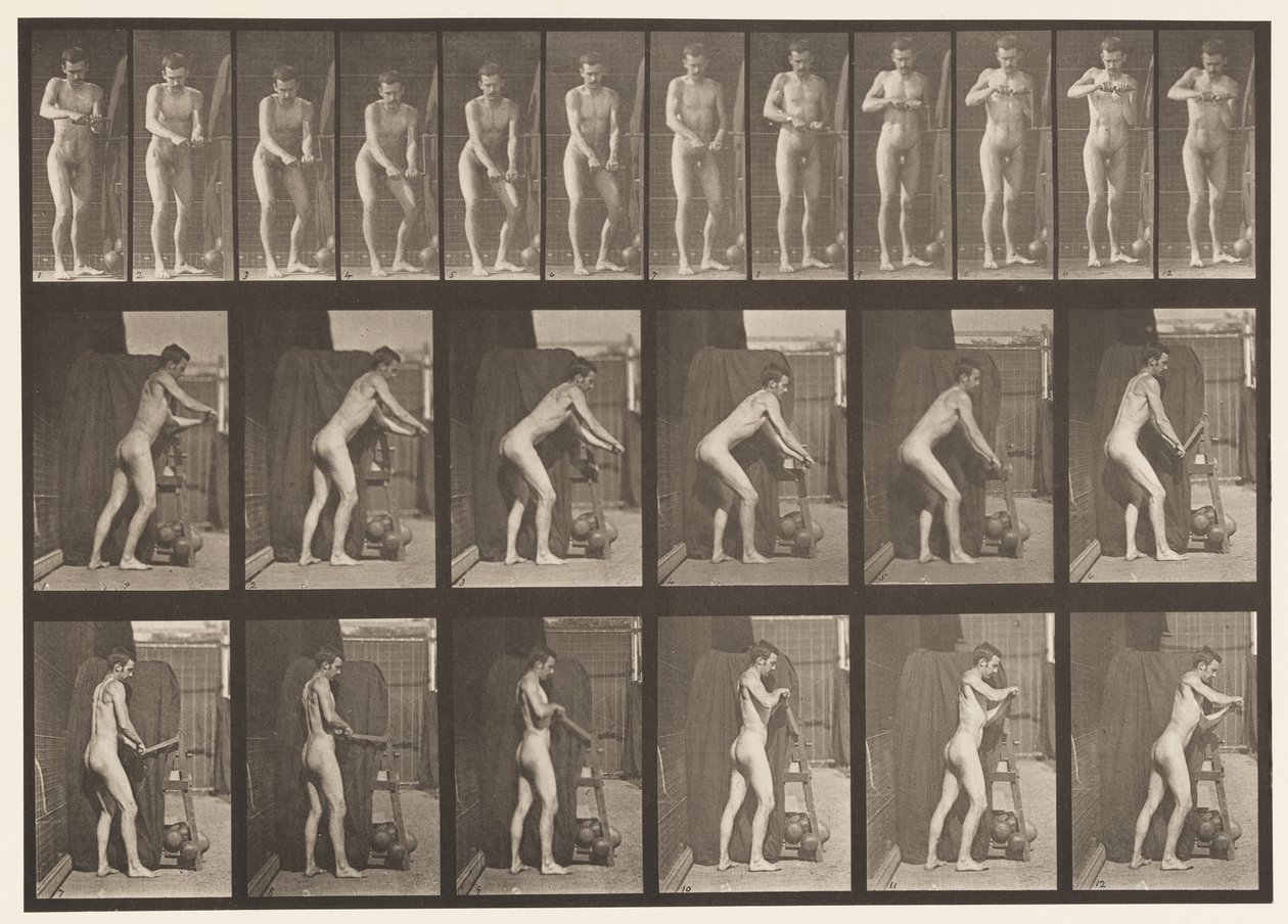 Plate 395. Dreiing av sveiv av Eadweard Muybridge