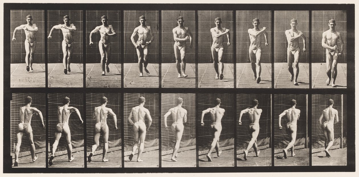 Plate 3. Gå av Eadweard Muybridge