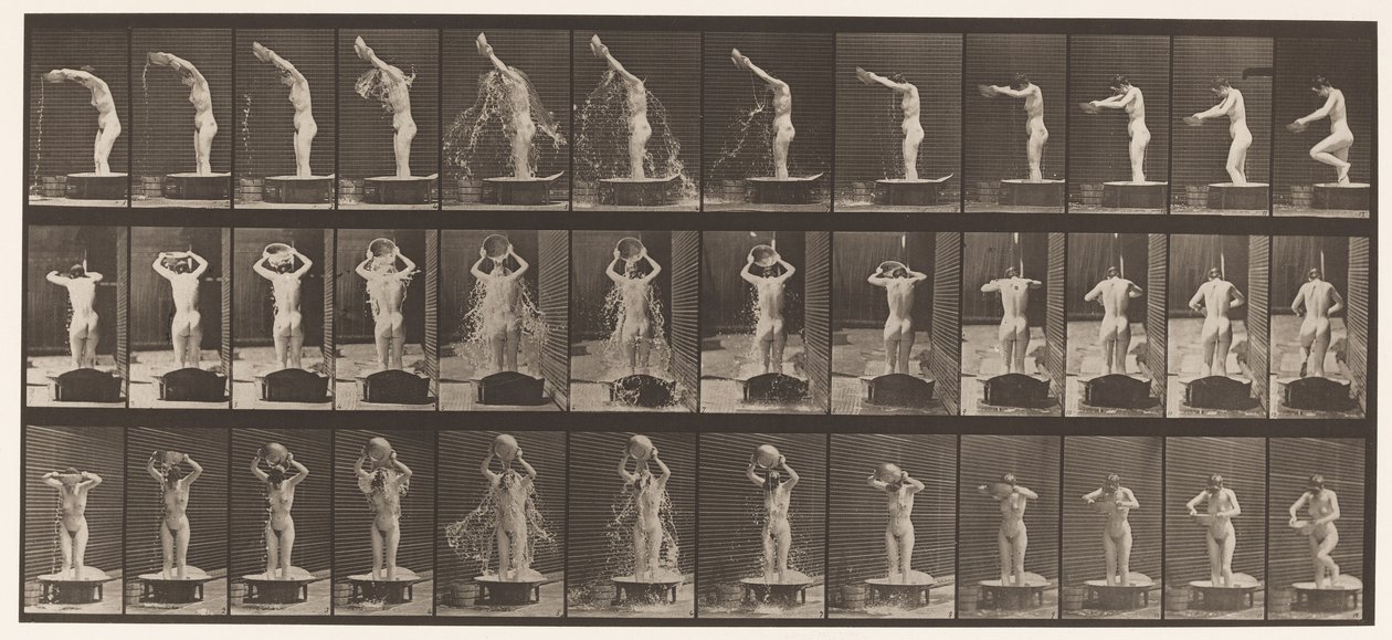 Plate 409. Helle bassenget med vann over hodet av Eadweard Muybridge