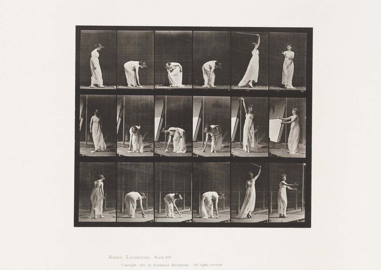 Plate 503. Diverse - Bøyning m.m av Eadweard Muybridge