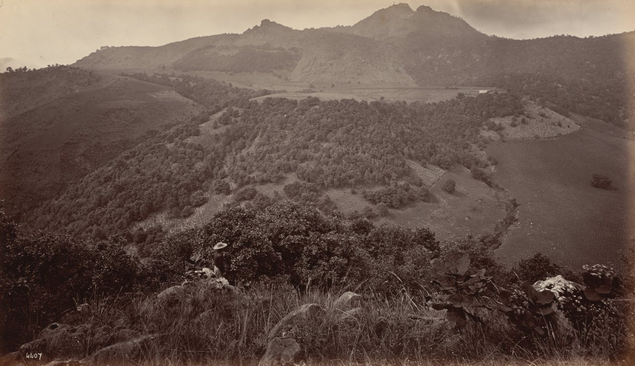 Vulkanen Santa María, Quetzaltenango, Guatemala av Eadweard Muybridge