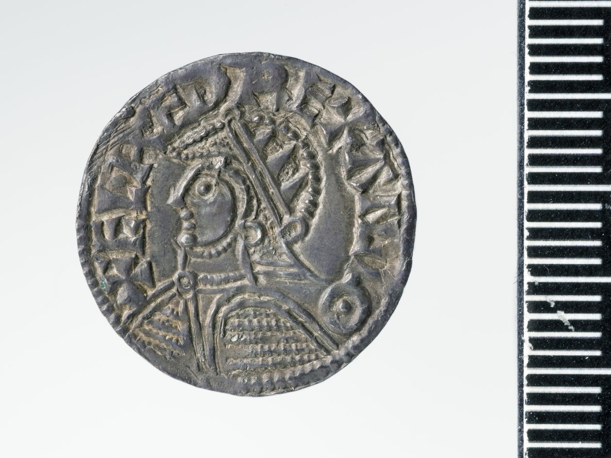 Penny of Æthelred II, London mynte, 978 (sølv) (forsiden av 3706819) av Ealdgar Ealdgar