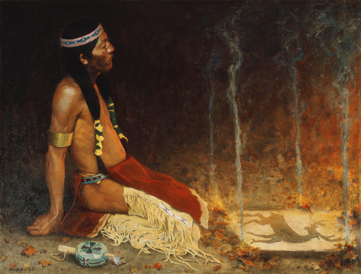 Tryllekunstneren av Eanger Irving Couse