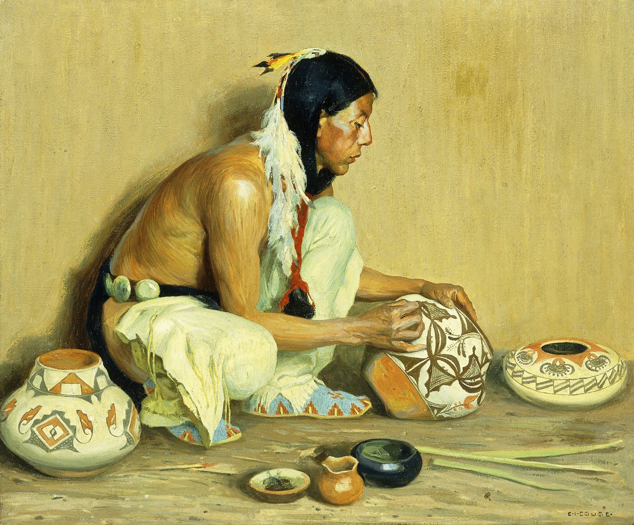 Keramikkmakeren av Eanger Irving Couse