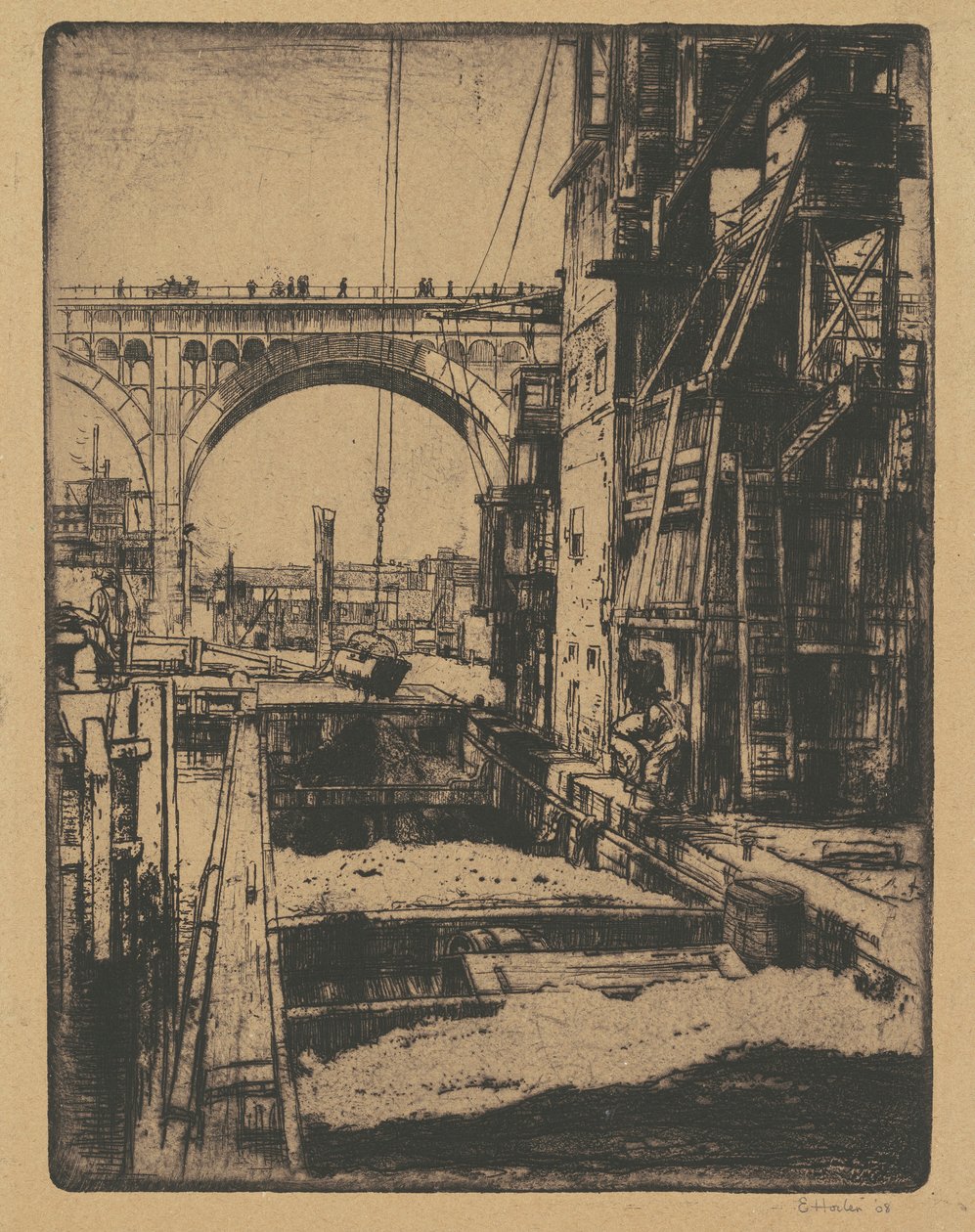 Viadukt, Kulllommer av Earl Horter
