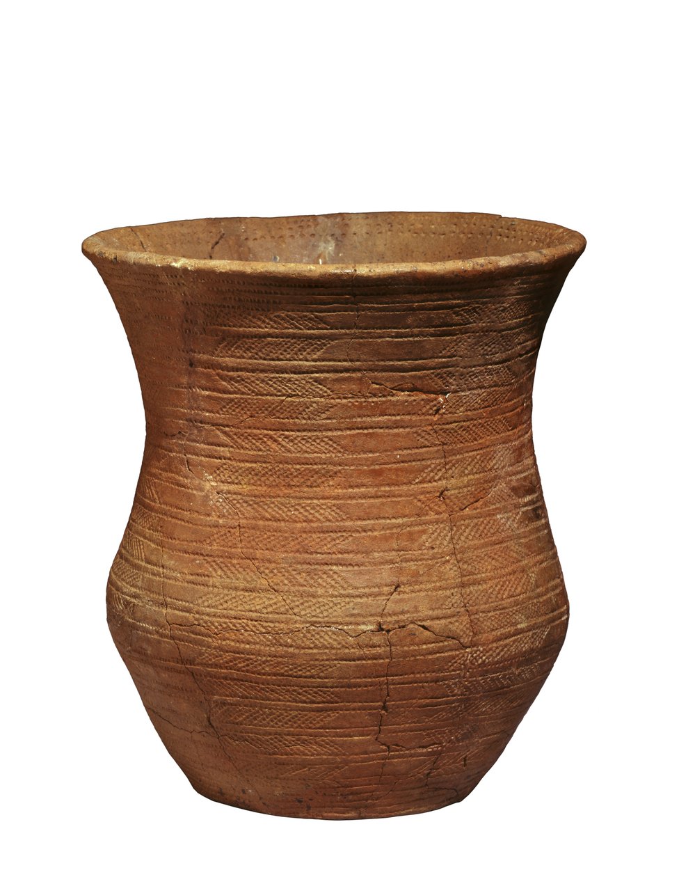 Klokkebeger fra en grav ved Radley, Barrow Hills, ca. 2500-2150 f.Kr. (leire) (se også 3073366) av Early Bronze Age