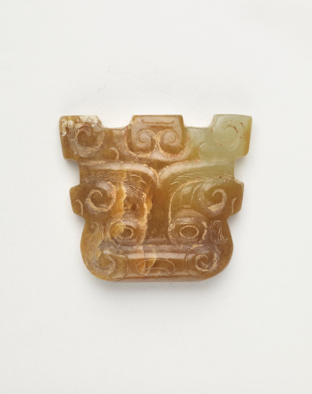 Dyremaskeformet anheng, 650-500 f.Kr av Eastern Zhou Dynasty Chinese School