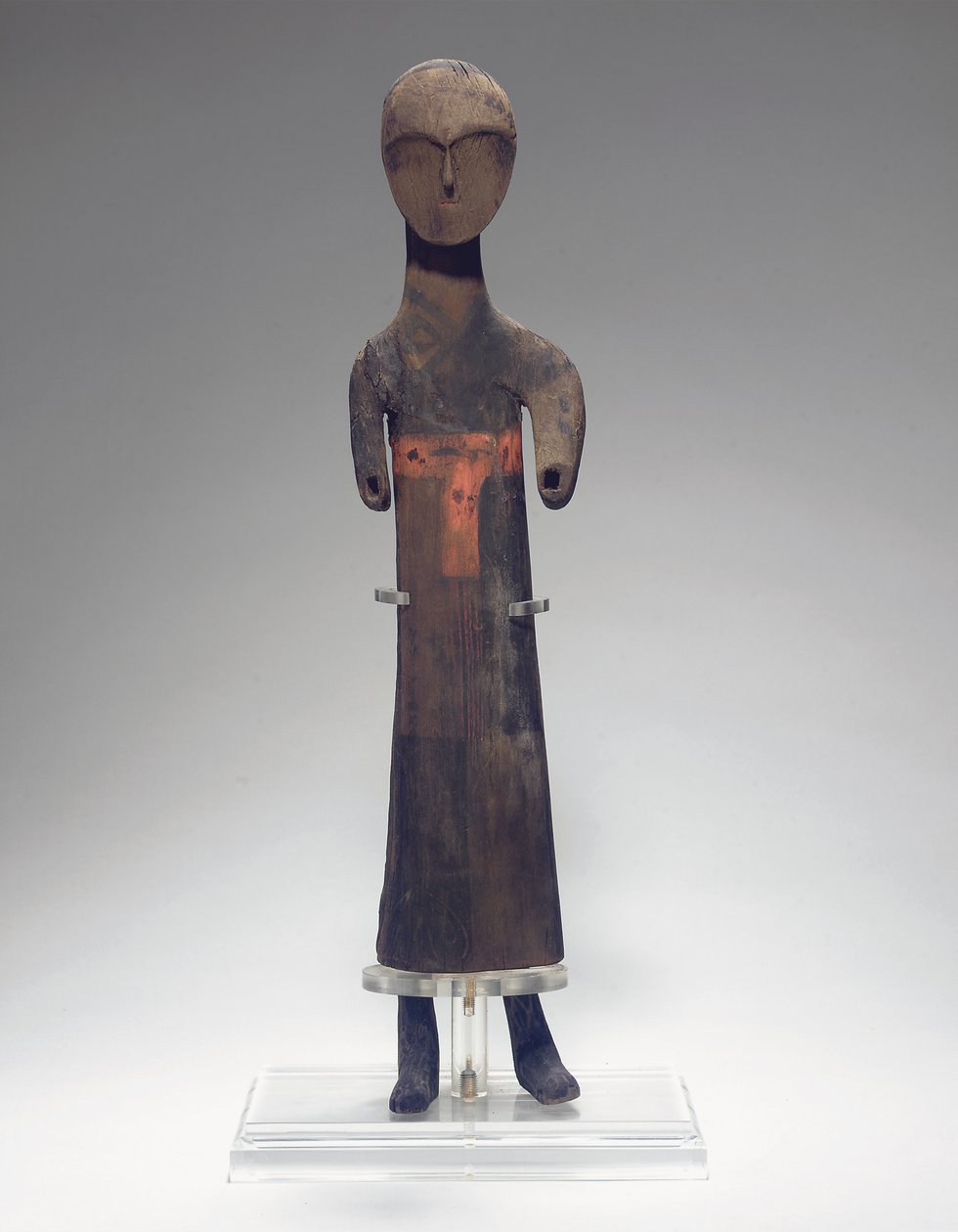 Utskåret figur av en ledsager, 475-221 f.Kr av Eastern Zhou Dynasty Chinese School