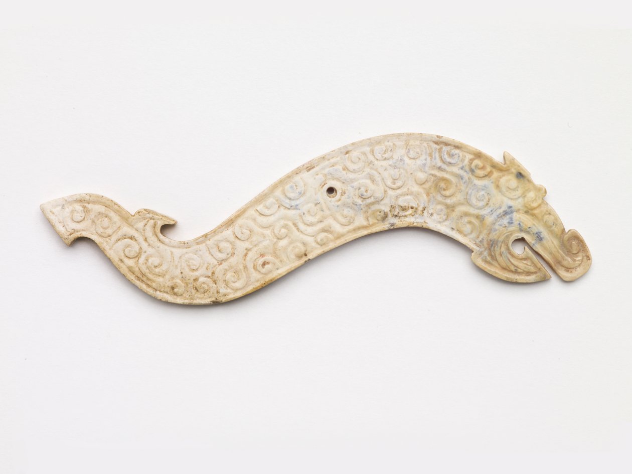 Drageformet anheng, 5.-4. århundre f.Kr av Eastern Zhou Dynasty Chinese School