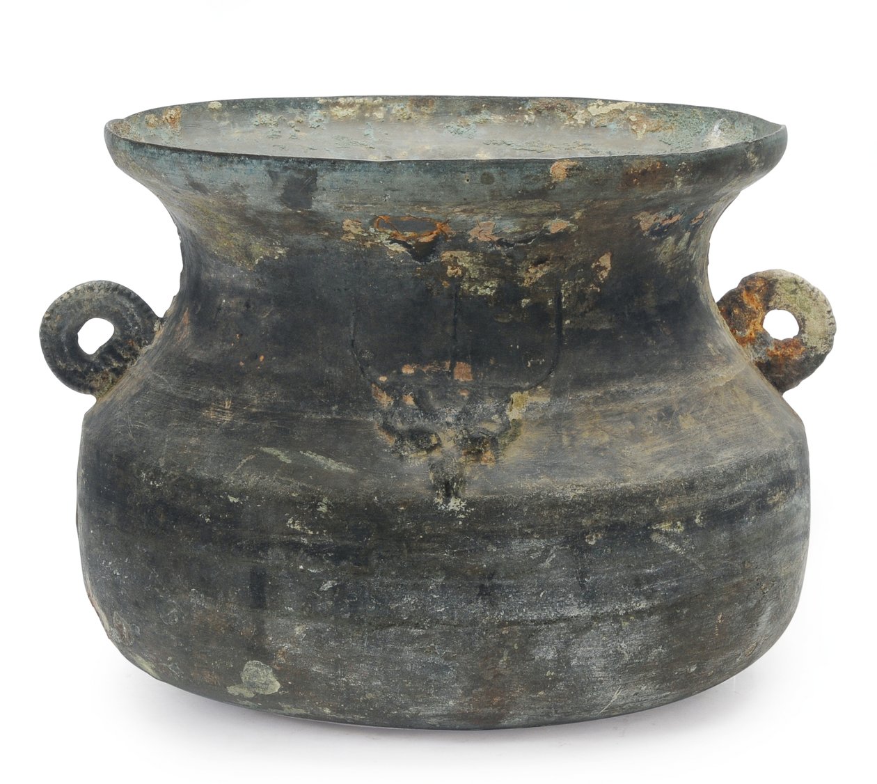 Stor gryte, sent østlige Zhou, 5.-3. århundre f.Kr. (bronse) av Eastern Zhou Dynasty Chinese School