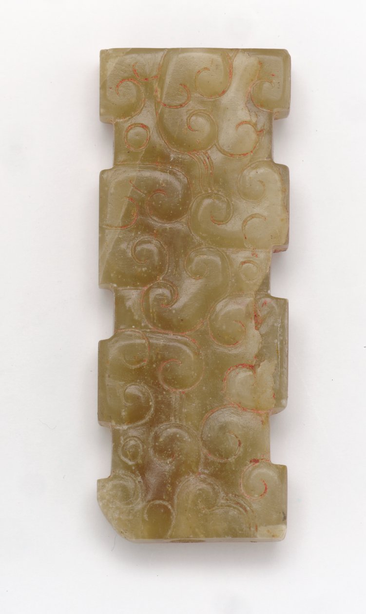 Rektangulært anheng av Eastern Zhou Dynasty Chinese School