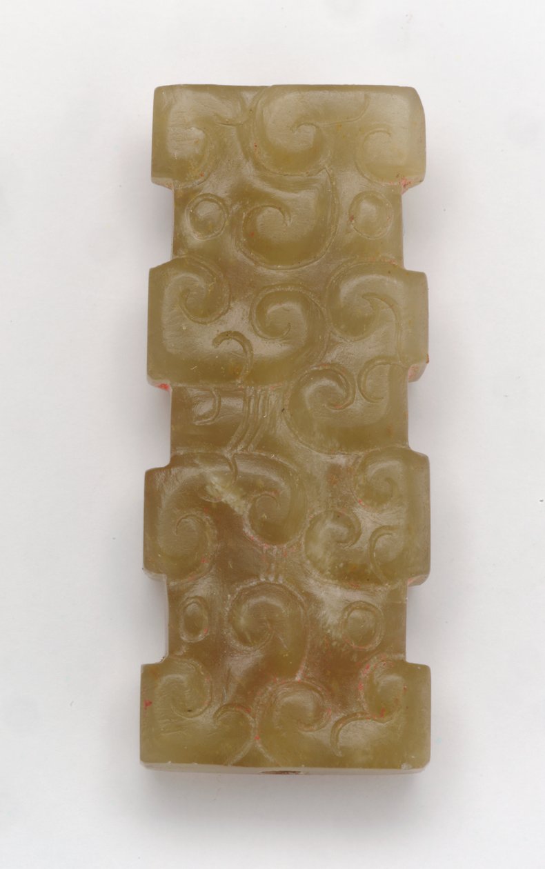 Rektangulært anheng av Eastern Zhou Dynasty Chinese School