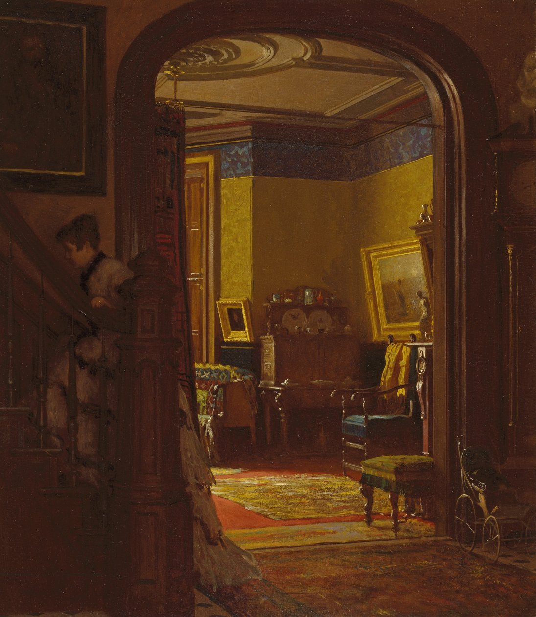 Ikke hjemme av Eastman Johnson