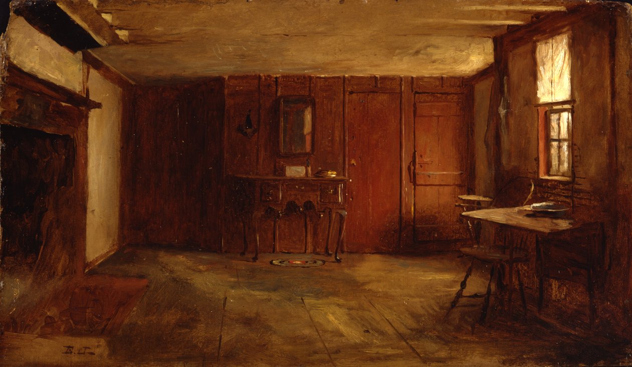 Den andre siden av Susan Rays Kitchen, Nantucket, ca. 1875 av Eastman Johnson