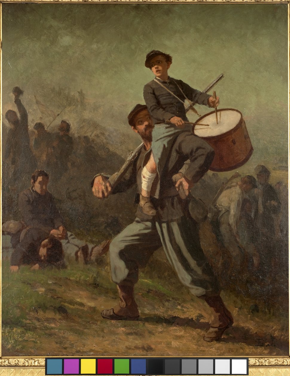 Såret trommeslagergutt, 1865-69 av Eastman Johnson