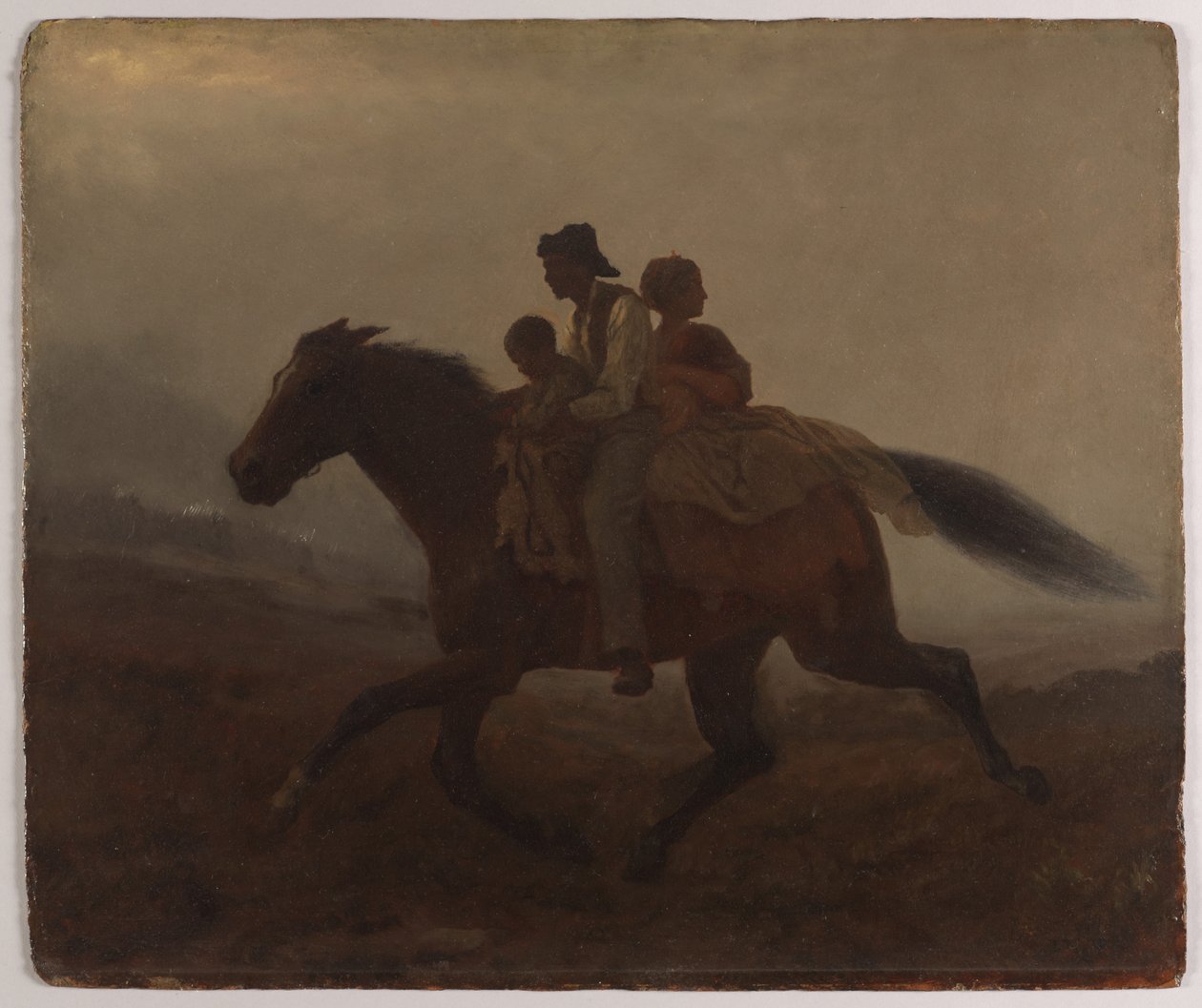 A Ride for Liberty (olje om bord) av Eastman Johnson