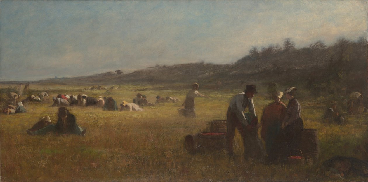 Tranebærplukkere, ca. 1878-79 av Eastman Johnson