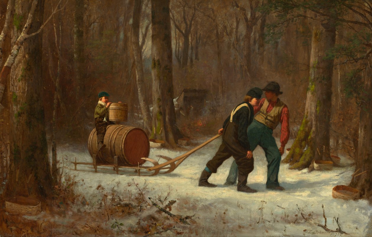 På vei til leiren, 1873. av Eastman Johnson