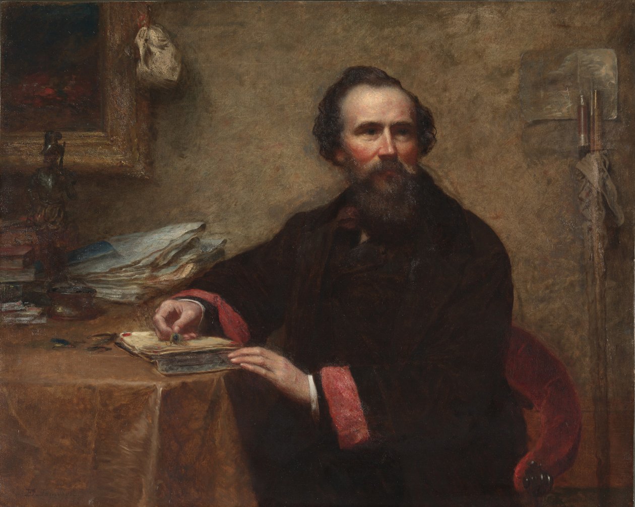 Portrett av Genio C. Scott av Eastman Johnson