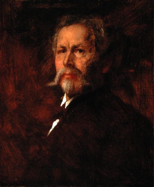 Selvportrett (olje på lerret) av Eastman Johnson