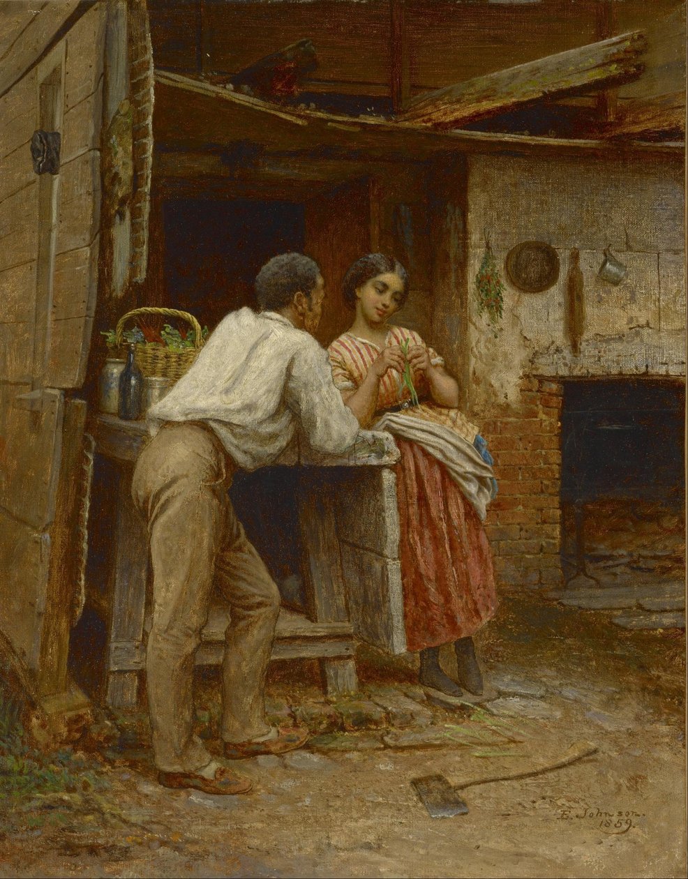 Sørstatsfrieri av Eastman Johnson