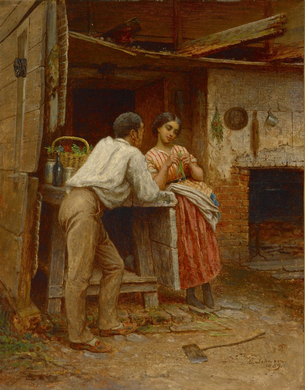 Southern Courtship, 1859 av Eastman Johnson