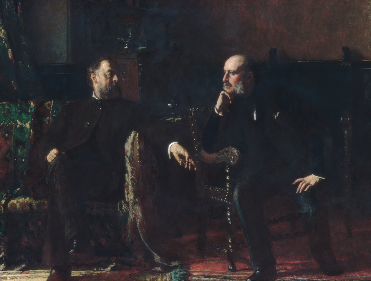 Finansieringsforslaget, 1881. av Eastman Johnson