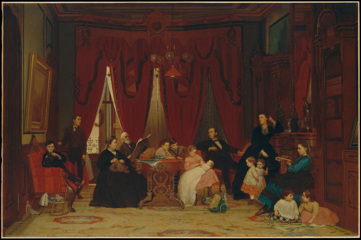 Familien Hatch av Eastman Johnson