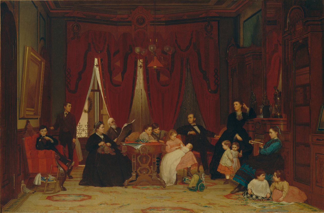 Familien Hatch av Eastman Johnson
