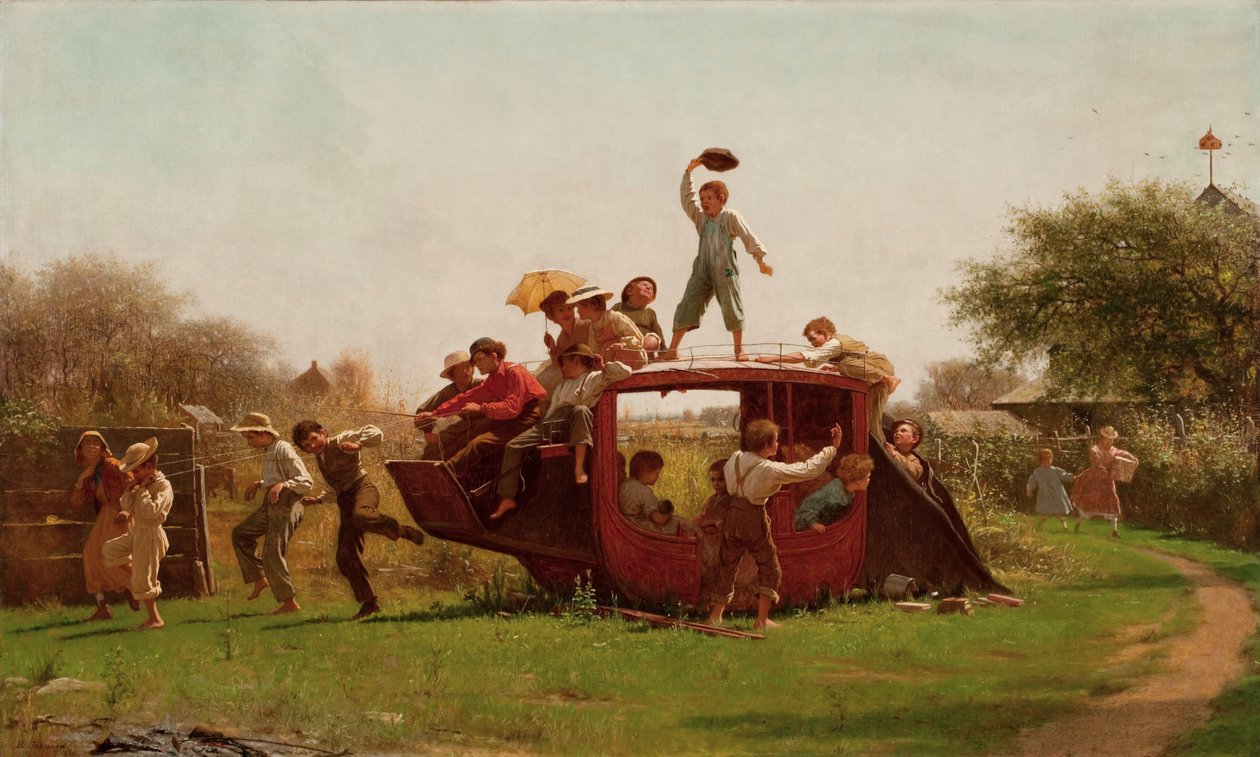 Den gamle diligencen av Eastman Johnson