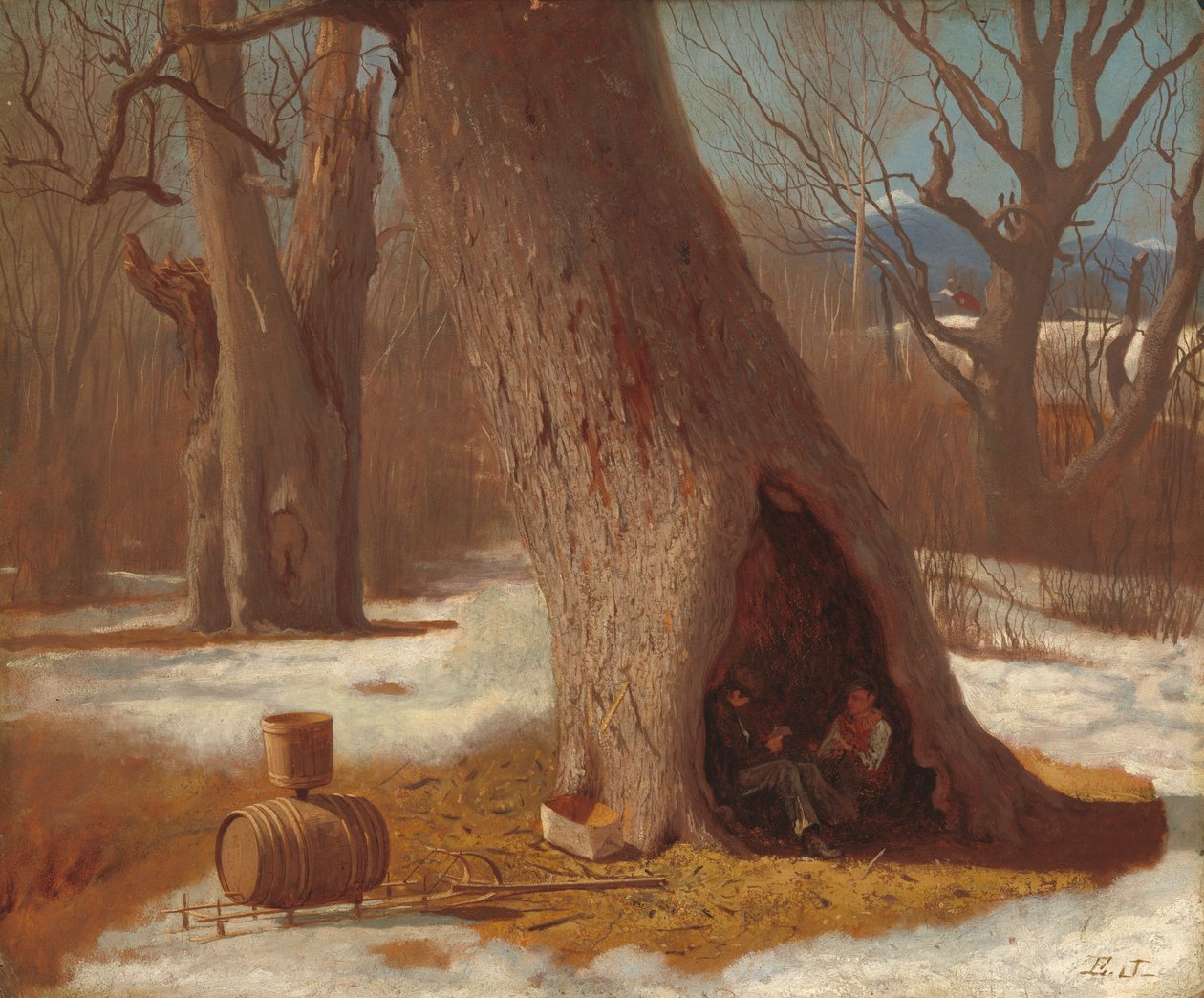 Truantene av Eastman Johnson