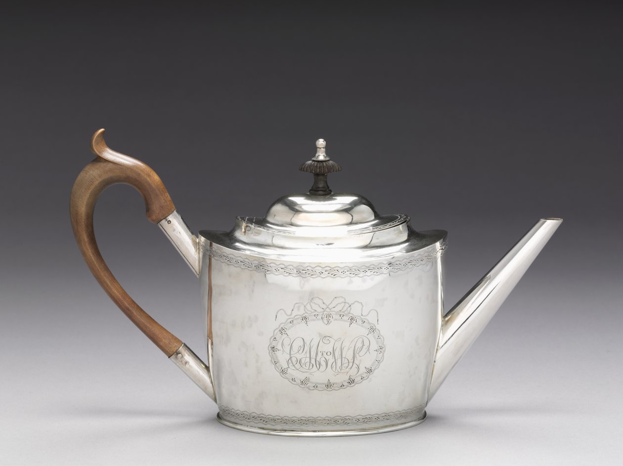 Tekanne, 1790-1810 av Ebenezer Moulton