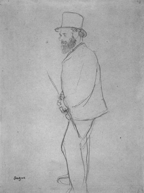 Edouard Manet på løpet av Edgar Degas