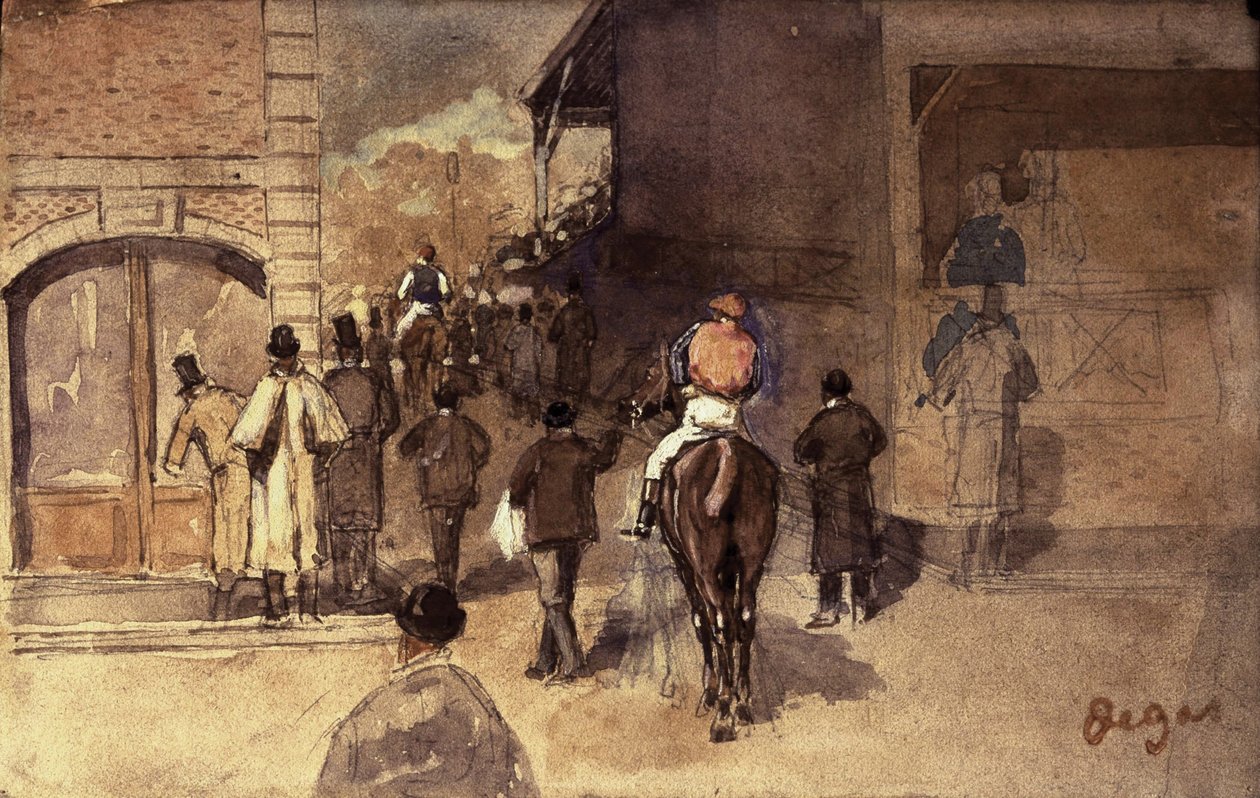 Veieeffekt av Edgar Degas