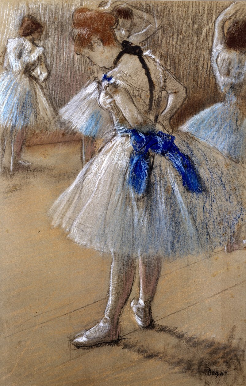 En studie av en danser av Edgar Degas