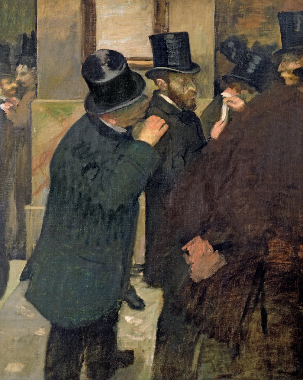 På Børsen, c.1878-79 av Edgar Degas