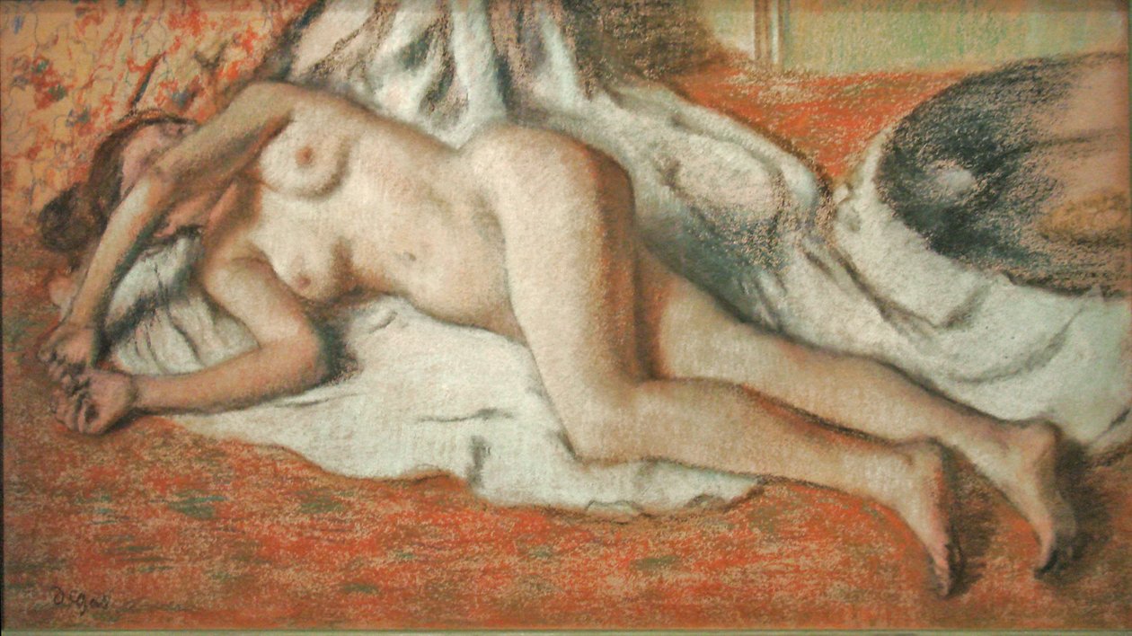 Liggende bader av Edgar Degas
