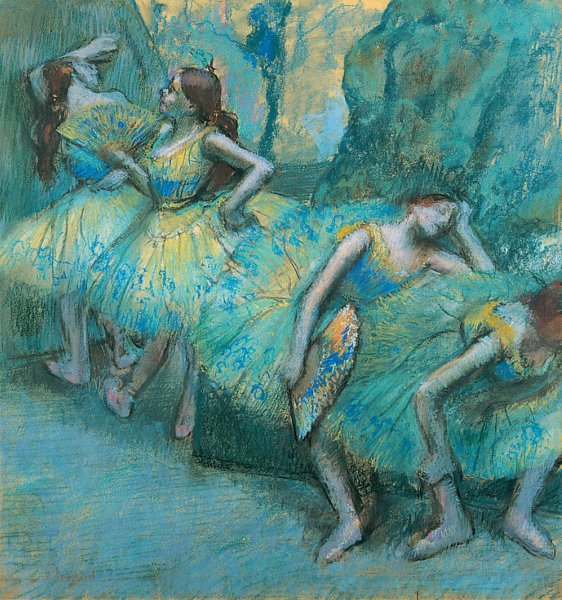 Ballettdansere i vingene av Edgar Degas