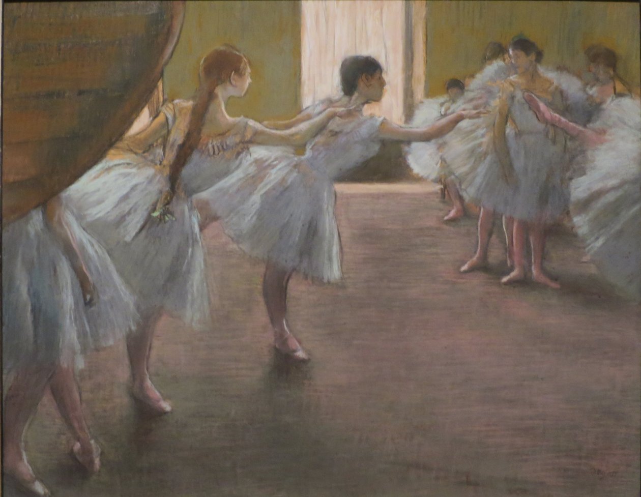 Ballettøvelse av Edgar Degas
