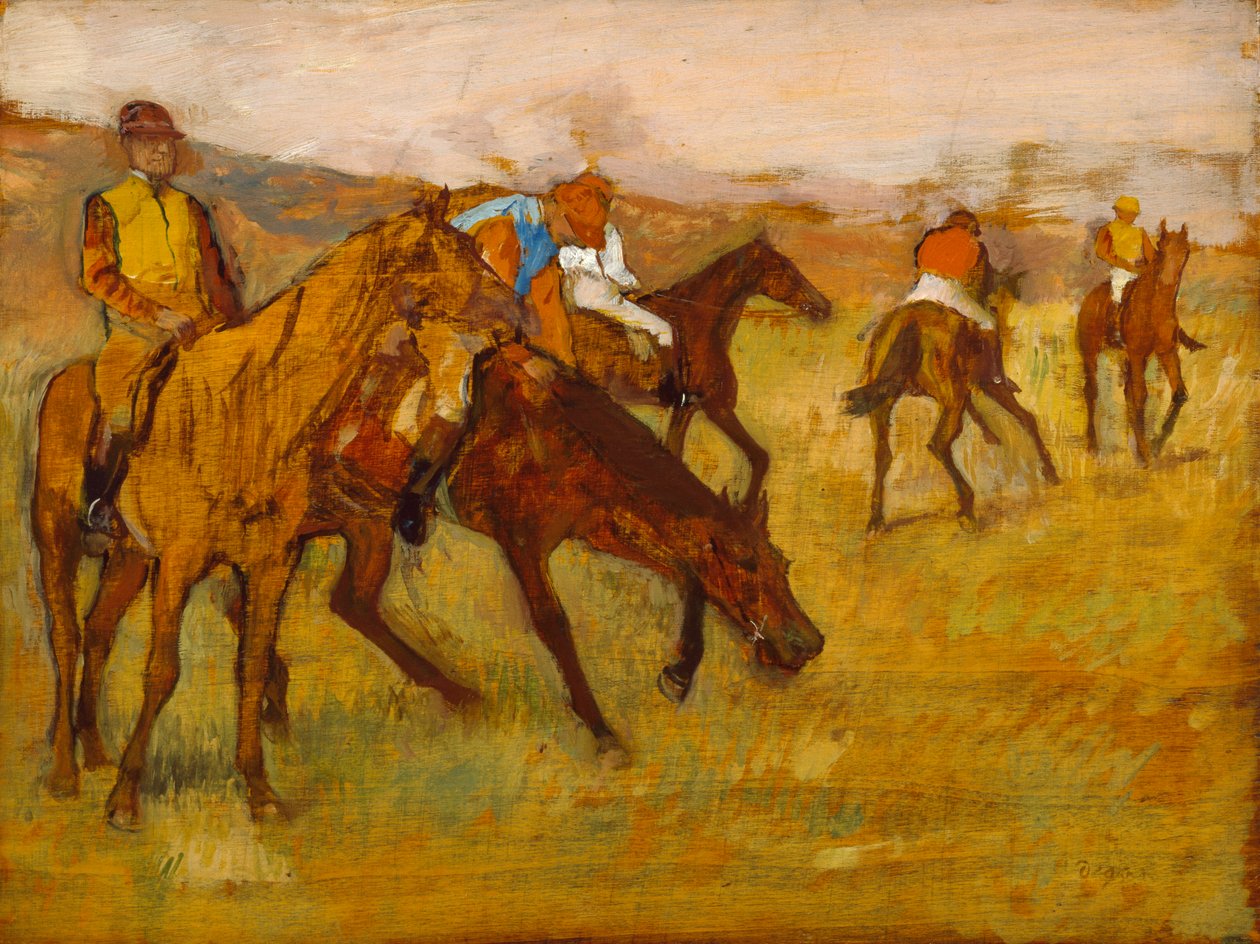 Før løpet av Edgar Degas