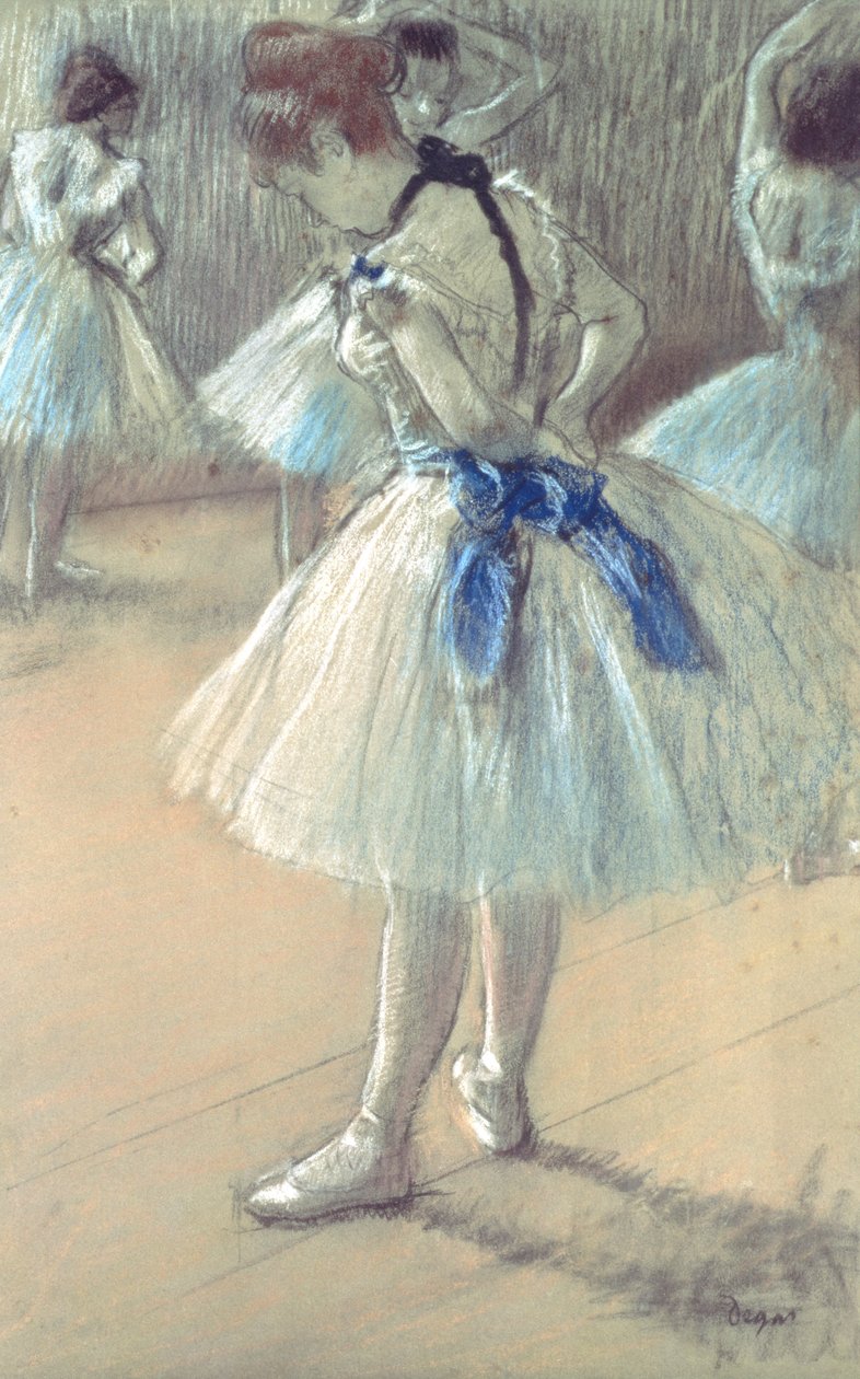 Danser (pastell) av Edgar Degas