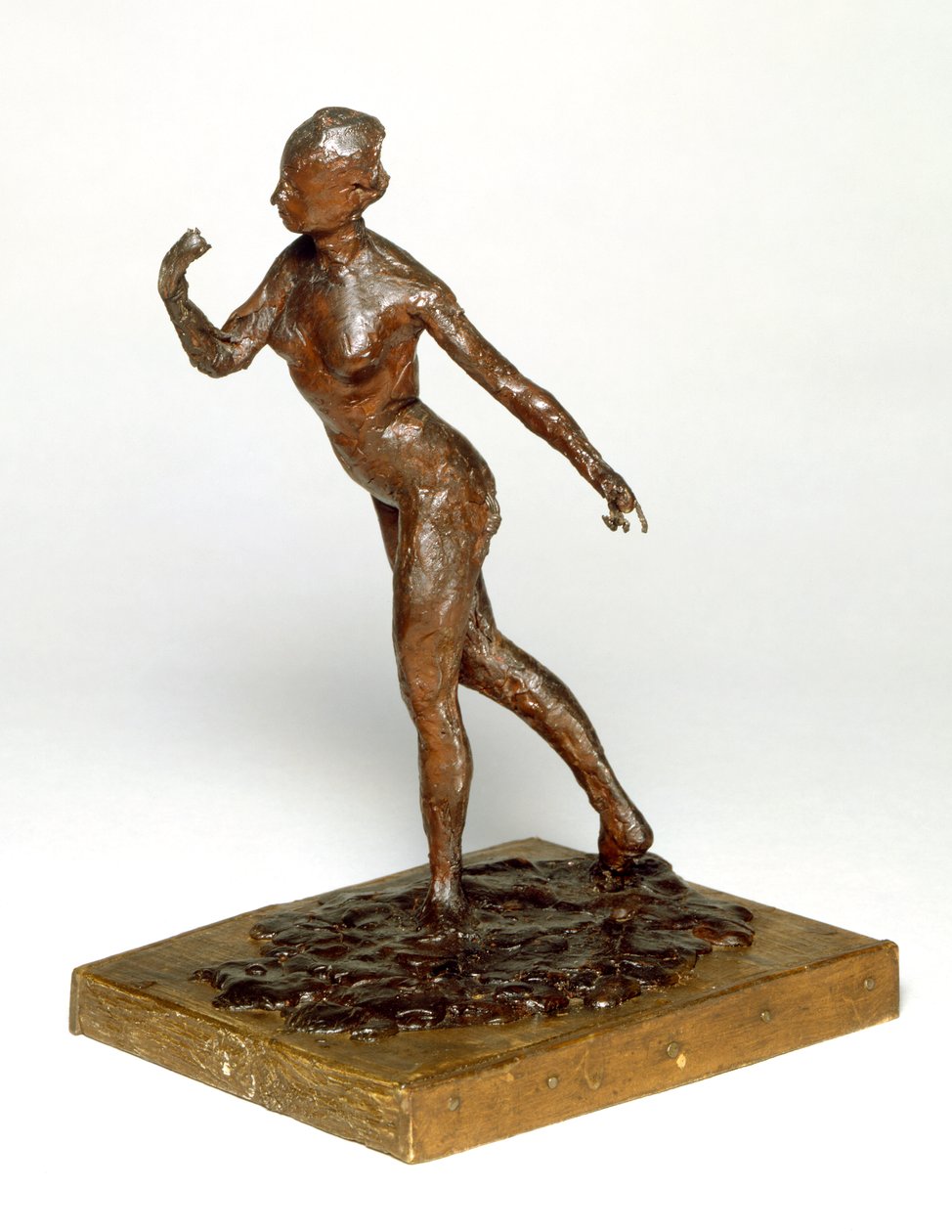 Dancer Bowing, ca. 1895 (rød voks) av Edgar Degas