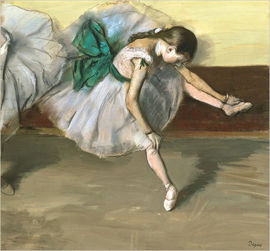 Danser i hvile av Edgar Degas