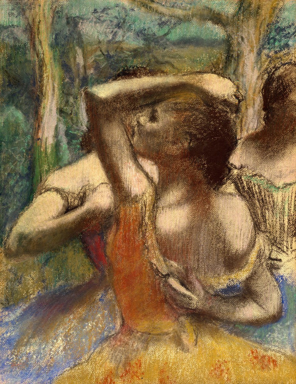 Dansere, ca. 1897 (pastell med kull på papir) av Edgar Degas