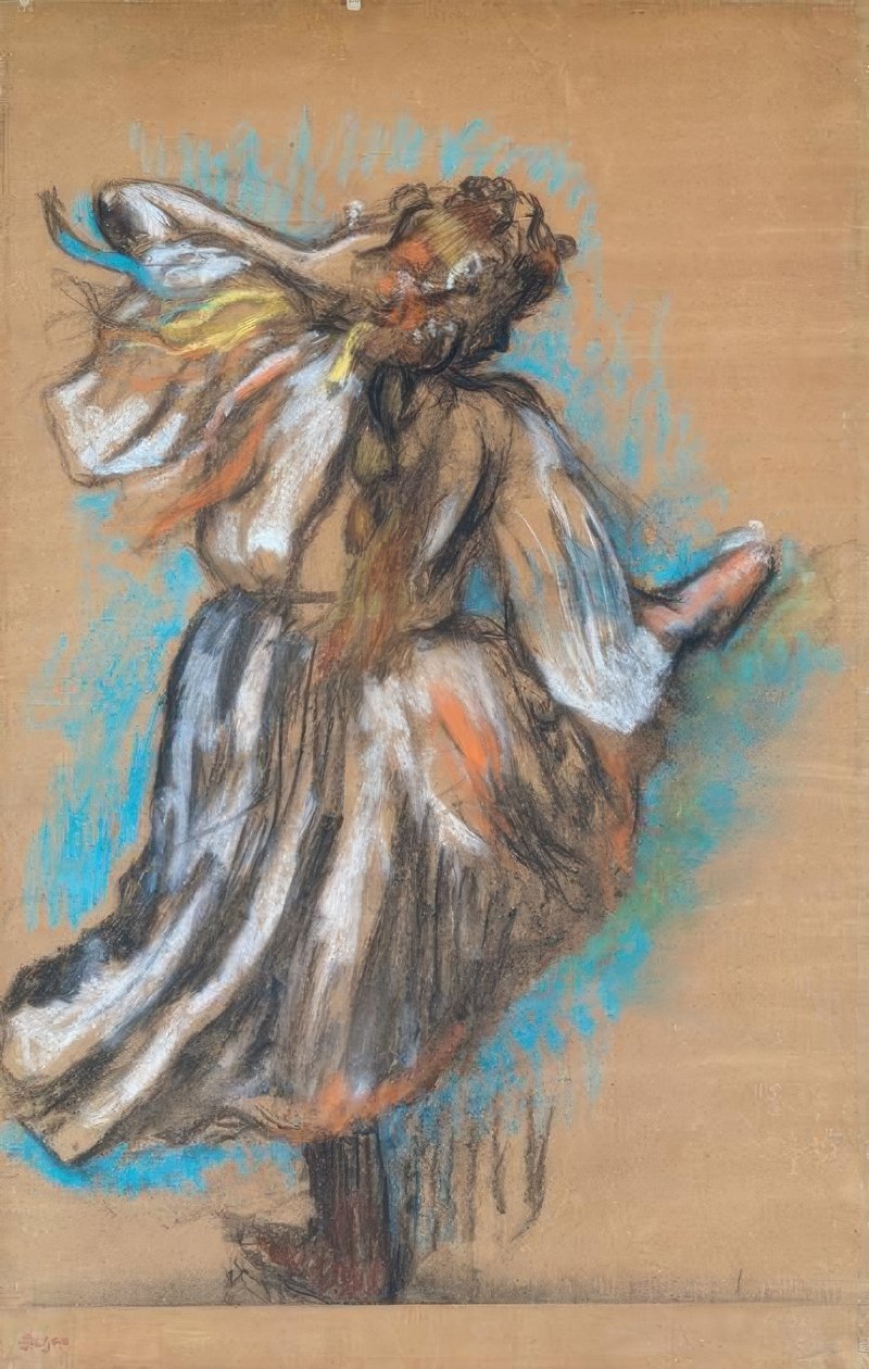 Russisk danser av Edgar Degas