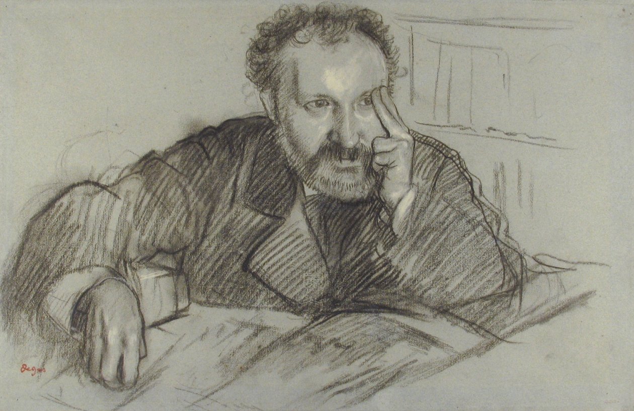 Edmond Duranty av Edgar Degas