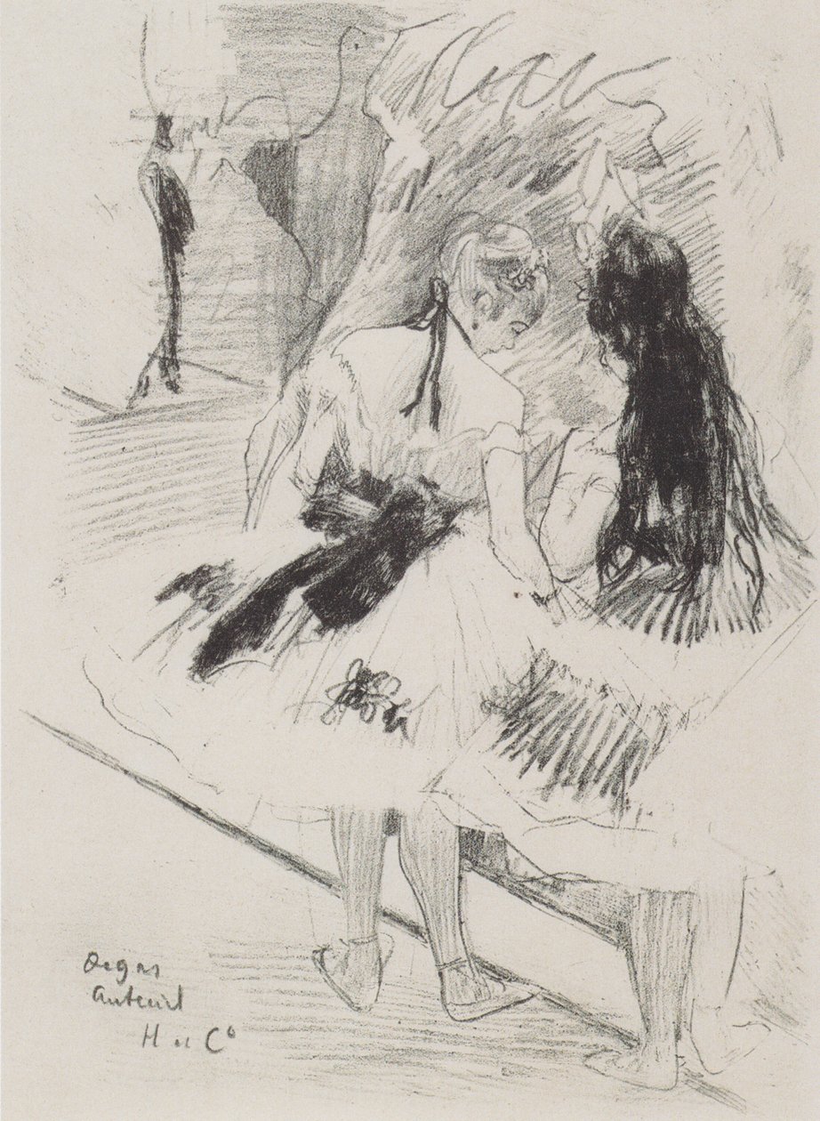 Bak scenen av Edgar Degas